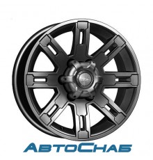 Диск K&K КС609 7.5x16 6x139.7 ET30 D67.1 Полюс Алмаз черный